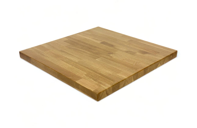 AMKO T11 White Oak Natural Butcher Block Restaurant Table Top