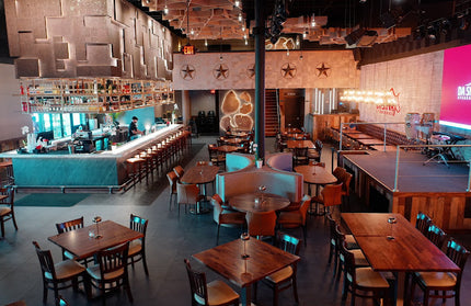 AMKO T20 Black Walnut Butcher Block Restaurant Table Top