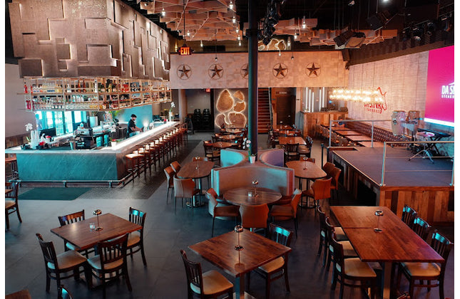 AMKO T20 Black Walnut Butcher Block Restaurant Table Top