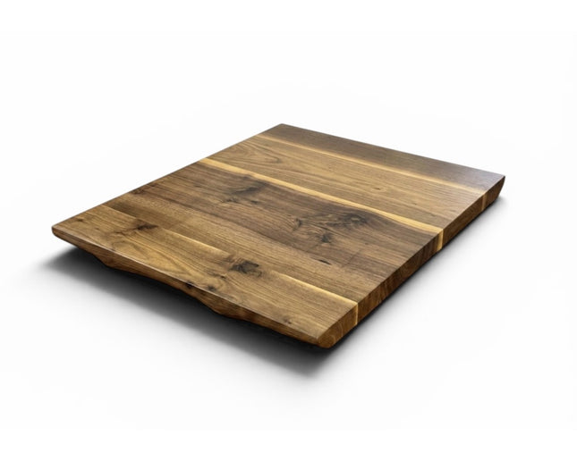 AMKO T20P Plank Black Walnut Live Edge Restaurant Table Top