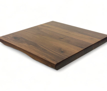 AMKO T20P Plank Black Walnut Live Edge Restaurant Table Top