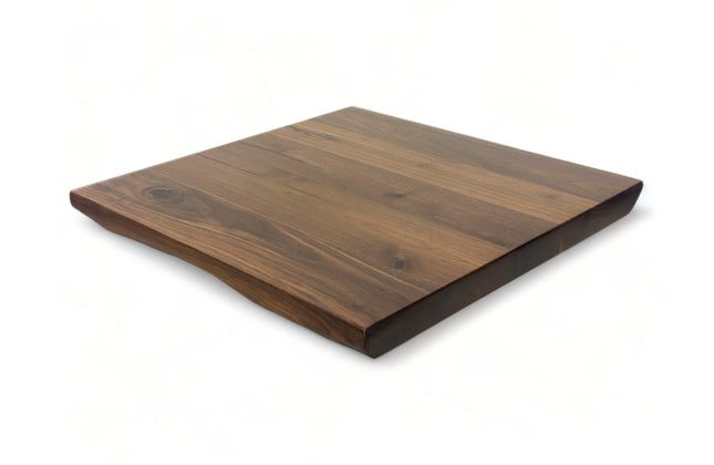 AMKO T20P Plank Black Walnut Live Edge Restaurant Table Top