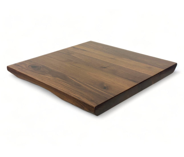 AMKO T20P Plank Black Walnut Live Edge Restaurant Table Top