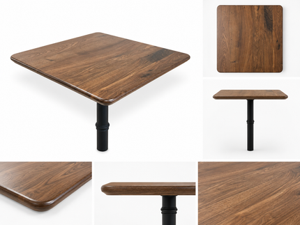 AMKO T20RE Plank Black Walnut Rounded Edge with Undercut