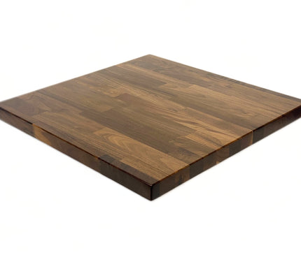 AMKO T20 Black Walnut Butcher Block Restaurant Table Top