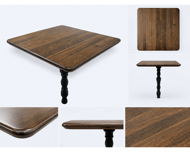 AMKO T23RE Plank Beechwood Walnut Rounded Edge with Undercut