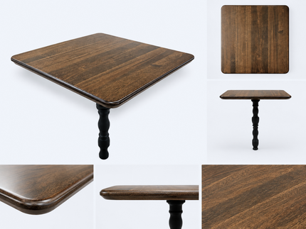 AMKO T23RE Plank Beechwood Walnut Rounded Edge with Undercut