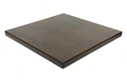 AMKO T23 Beechwood Dark Walnut Butcher Block Restaurant Table Top