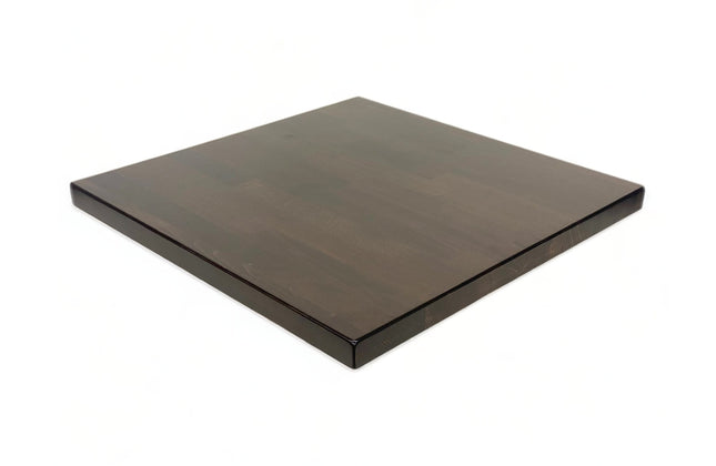 AMKO T23 Beechwood Dark Walnut Butcher Block Restaurant Table Top