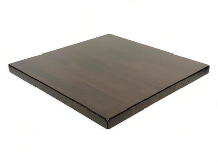 AMKO T23 Beechwood Dark Walnut Butcher Block Restaurant Table Top