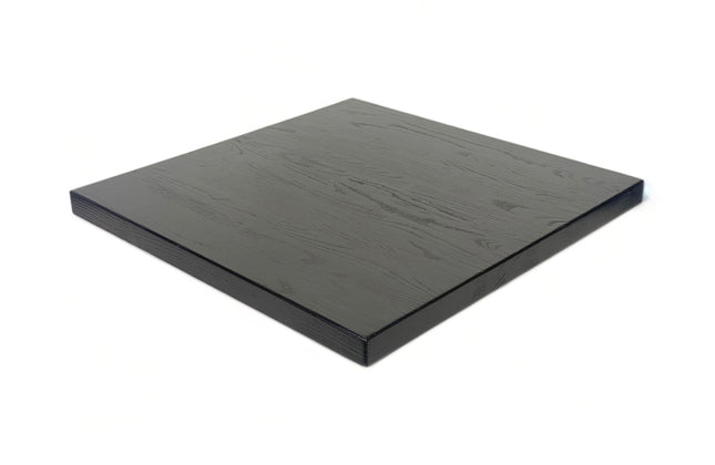 AMKO T64 Ashwood Carbonized Dark Butcher Block Restaurant Table Top