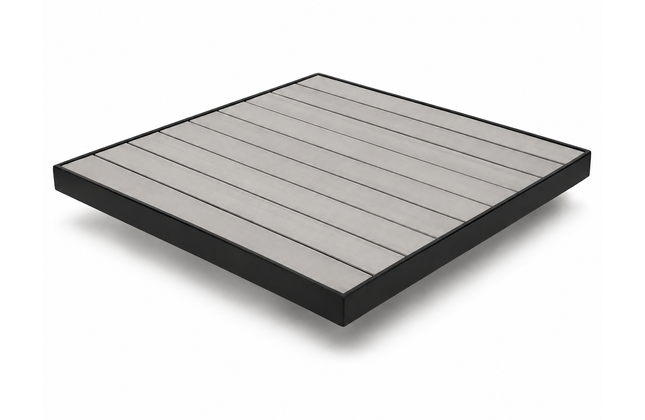 AMKO T66B Gray Restaurant Patio Table Top