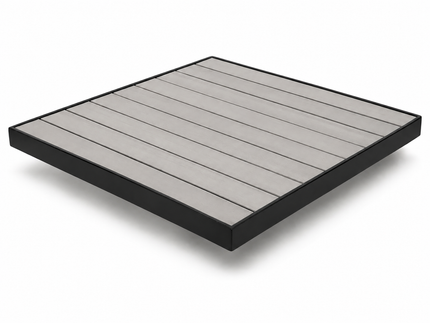 AMKO T66B Gray Restaurant Patio Table Top