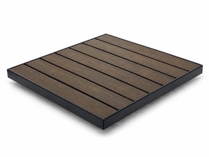AMKO T66B Mocha Restaurant Patio Table Top