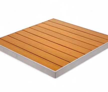 AMKO T66G Teak Restaurant Patio Table Top