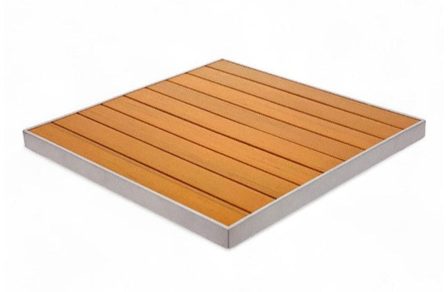 AMKO T66G Teak Restaurant Patio Table Top