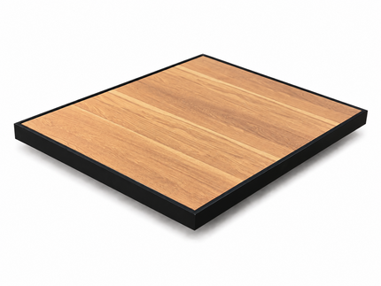 AMKO T73B Oak HPL Restaurant Patio Table Top