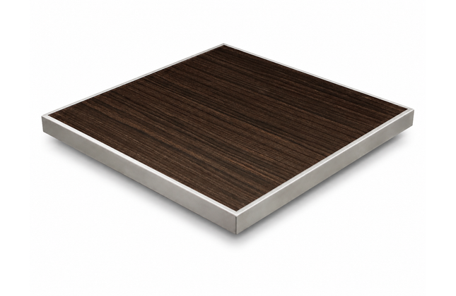 AMKO T73G Espresso HPL Restaurant Patio Table Top