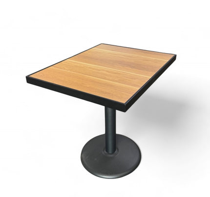 AMKO T73B Oak HPL Restaurant Patio Table Top