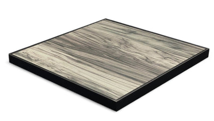AMKO T73B Gray HPL Restaurant Patio Table Top