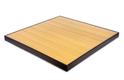 AMKO T75B Teak Restaurant Patio Table Top