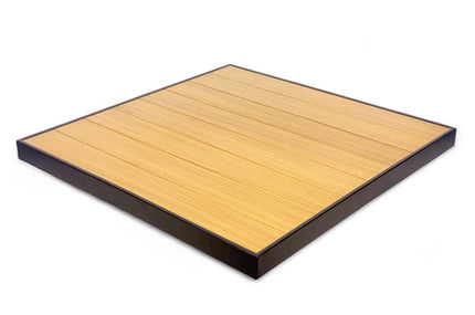 AMKO T75B Teak Restaurant Patio Table Top