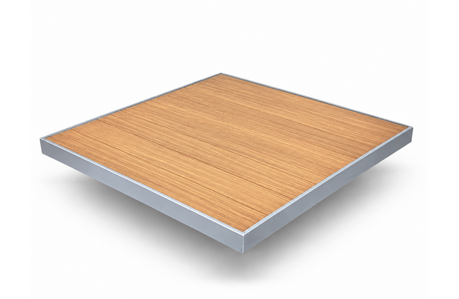 AMKO T75S Teak Restaurant Patio Table Top