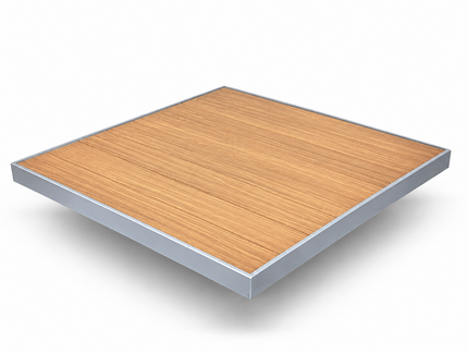 AMKO T75S Teak Restaurant Patio Table Top