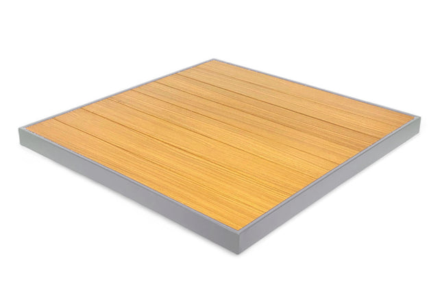 AMKO T75S Teak Restaurant Patio Table Top