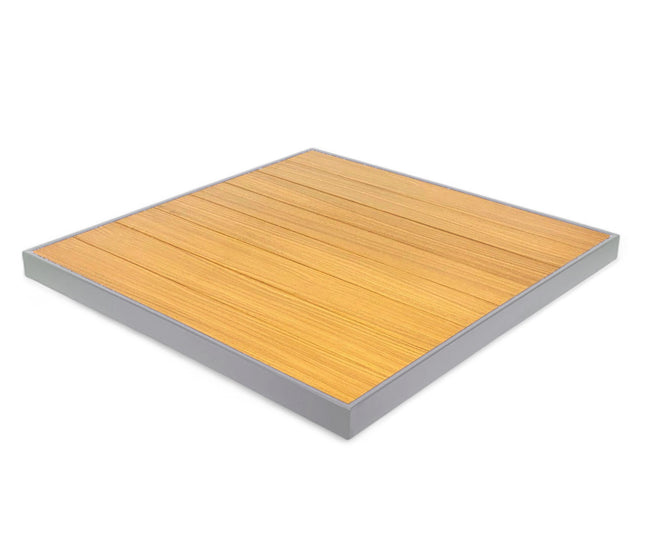 AMKO T75S Teak Restaurant Patio Table Top