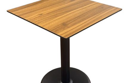 AMKO T76 Black Walnut HPL Restaurant Patio Table