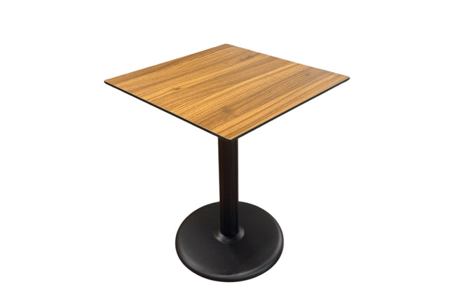 AMKO T76 Black Walnut HPL Restaurant Patio Table