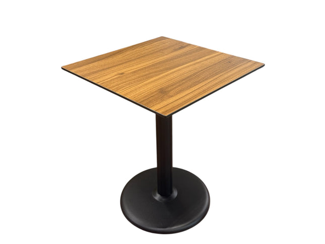 AMKO T76 Black Walnut HPL Restaurant Patio Table