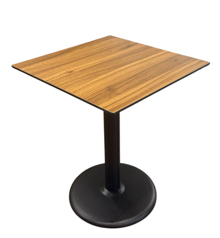 AMKO T76 Black Walnut HPL Restaurant Patio Table