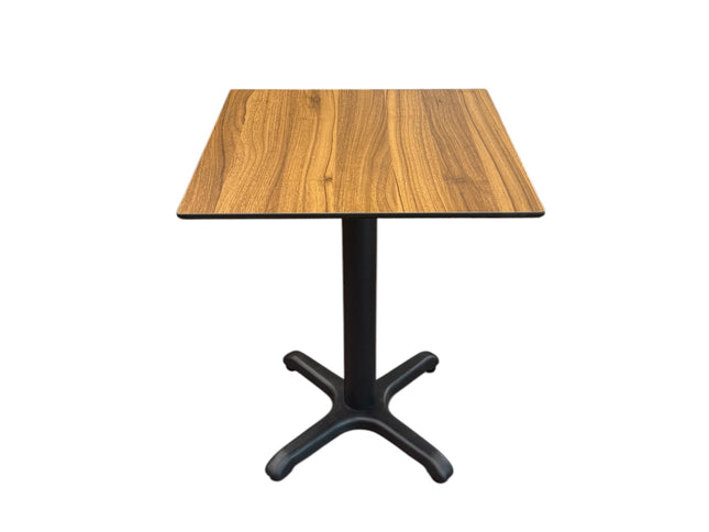 AMKO T76 Black Walnut HPL Restaurant Patio Table