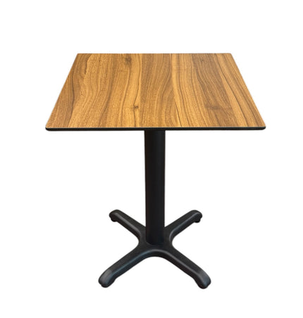 AMKO T76 Black Walnut HPL Restaurant Patio Table