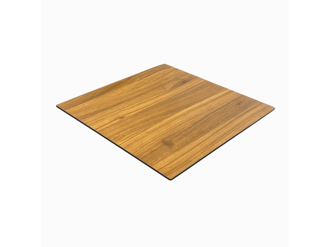 AMKO T76 Black Walnut HPL Restaurant Patio Table