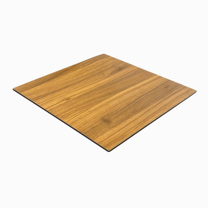 AMKO T76 Black Walnut HPL Restaurant Patio Table