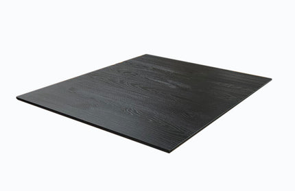 AMKO T76 Black Wood Grain HPL Restaurant Patio Table 30"x48" only