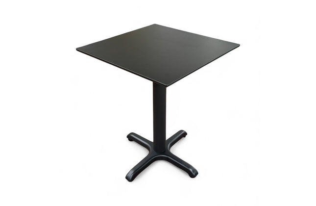 AMKO T76 Solid Black HPL Restaurant Table