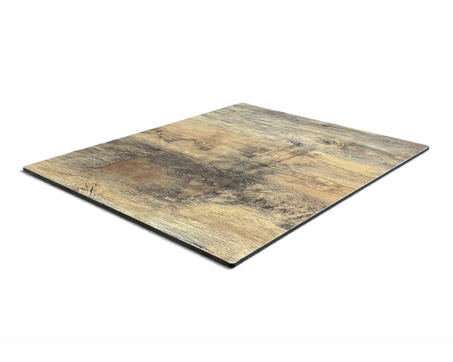 AMKO T76 Weathered HPL Restaurant Patio Table