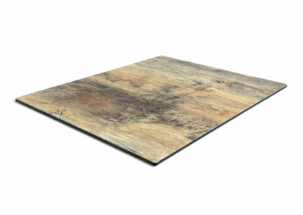 AMKO T76 Weathered HPL Restaurant Patio Table