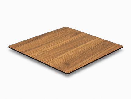 AMKO T76 Black Walnut HPL Restaurant Patio Table