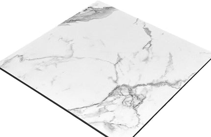 AMKO T76 White Marble HPL Restaurant Patio Table