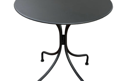 AMKO T86 Black Metal Restaurant Patio Table