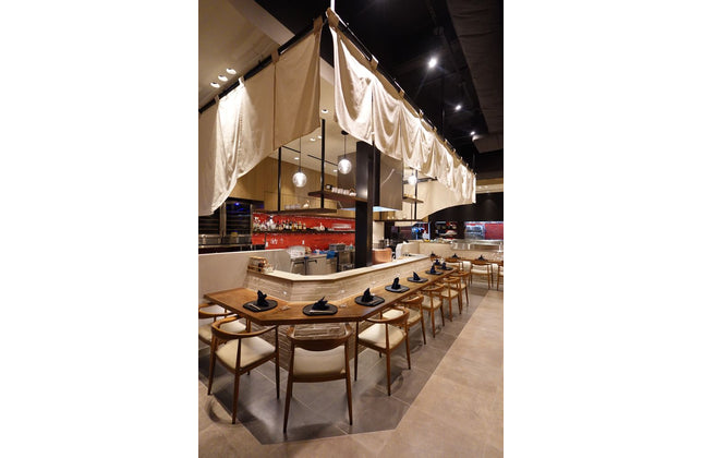 AMKO M5680A Oak Commercial Grade Restaurant Chair