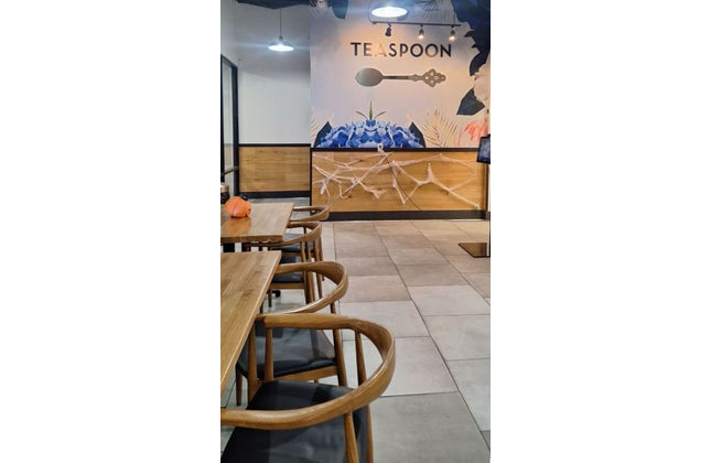 AMKO M5680A Oak Commercial Grade Restaurant Chair