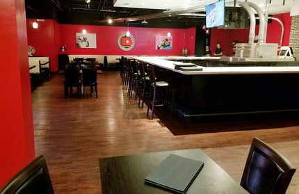 AMKO M865 Black Commercial Grade Restaurant Chair