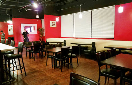 AMKO M865 Black Commercial Grade Restaurant Chair