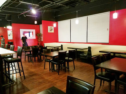 AMKO M865 Black Commercial Grade Restaurant Chair